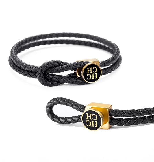Cordalia | Red & Black Rope with Gold/Silver Accents