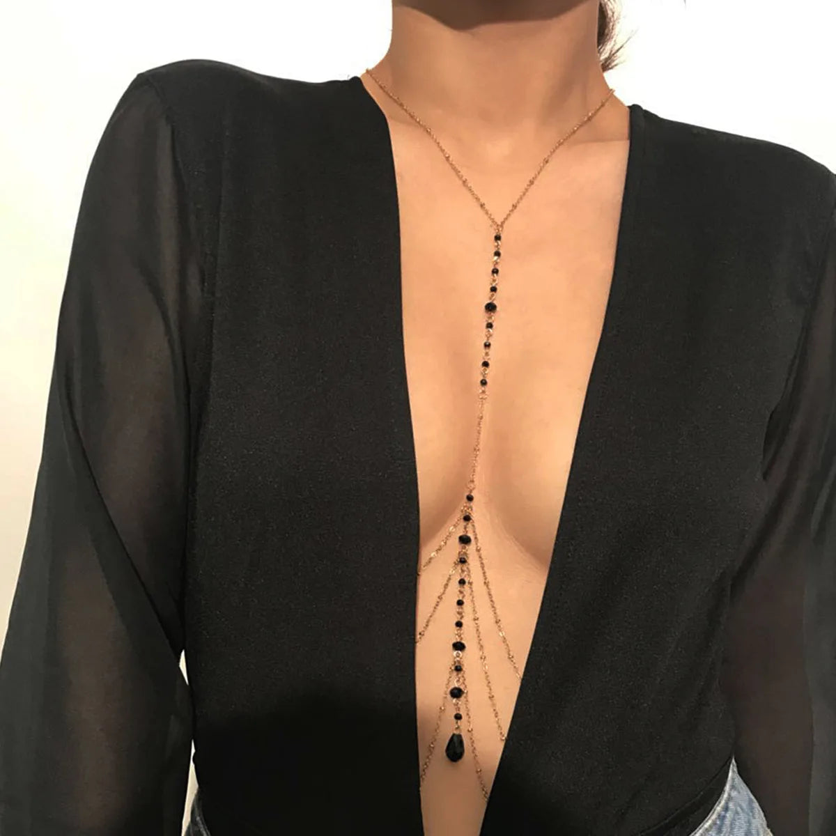Noctira | Golden Lines with Midnight Stones