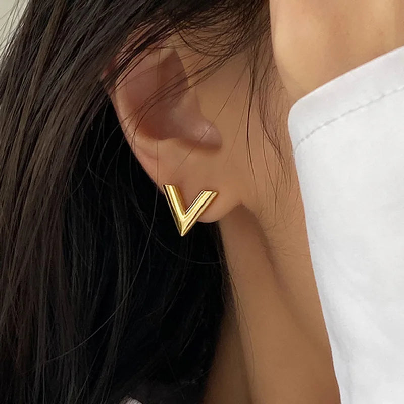 Valoria | Iconic V Stud Elegance