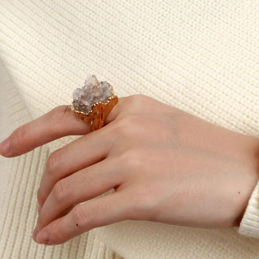 Lunesséra | مطلي ذهب | حجر طبيعي فاخر