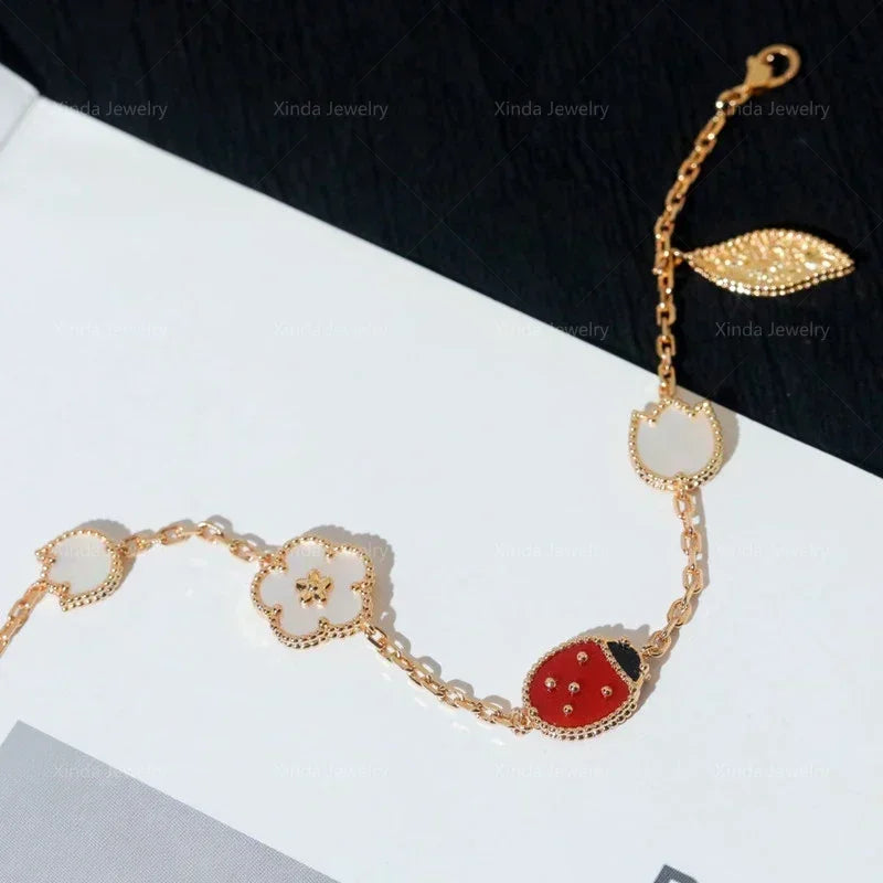 Coccinellea Bracelet | Ladybug Charm for Little Joys