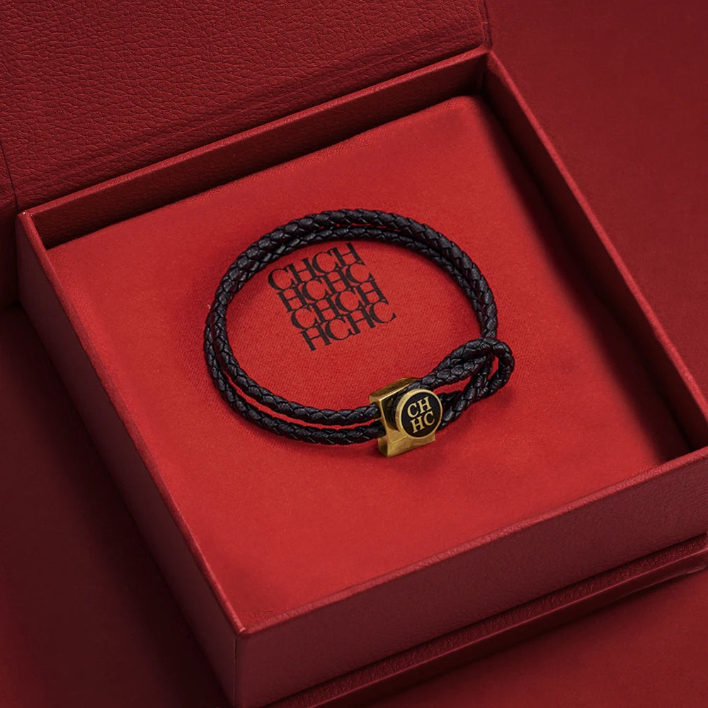 Cordalia | Red & Black Rope with Gold/Silver Accents