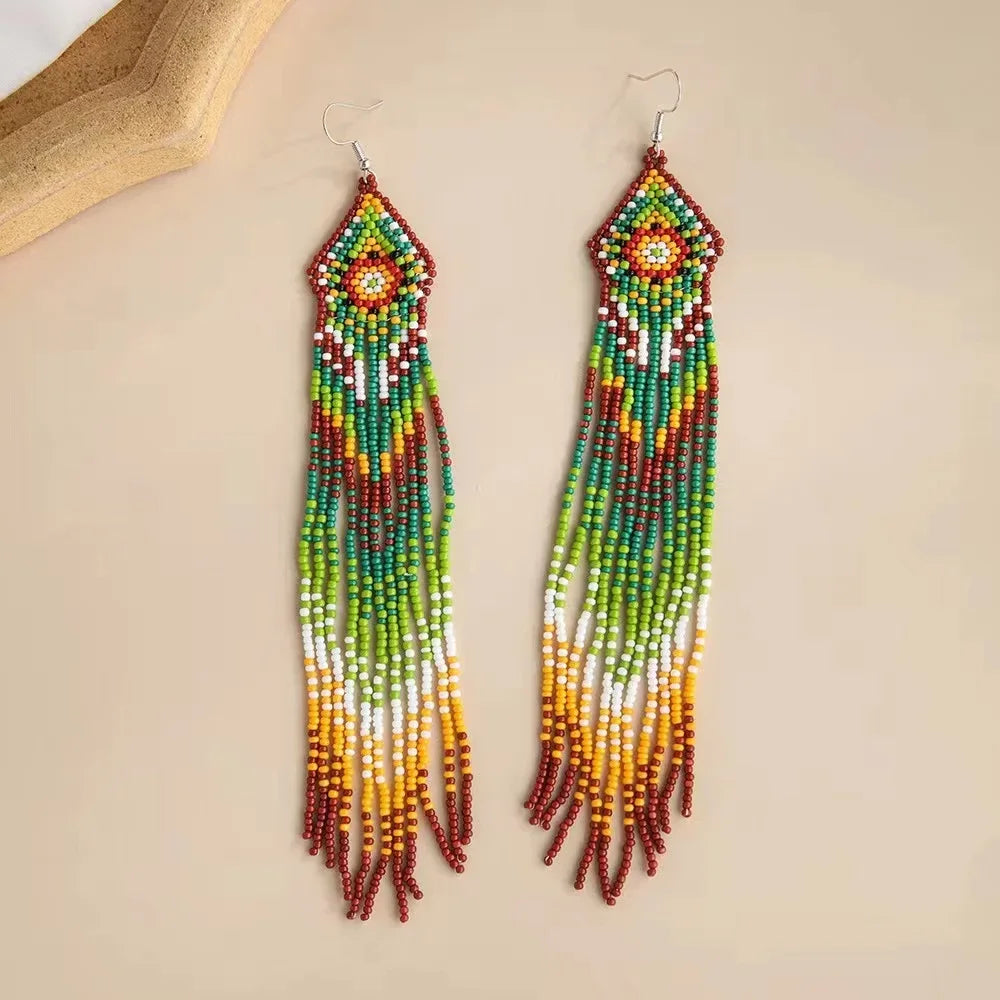 Seraphel | Cascading Beaded Whispers