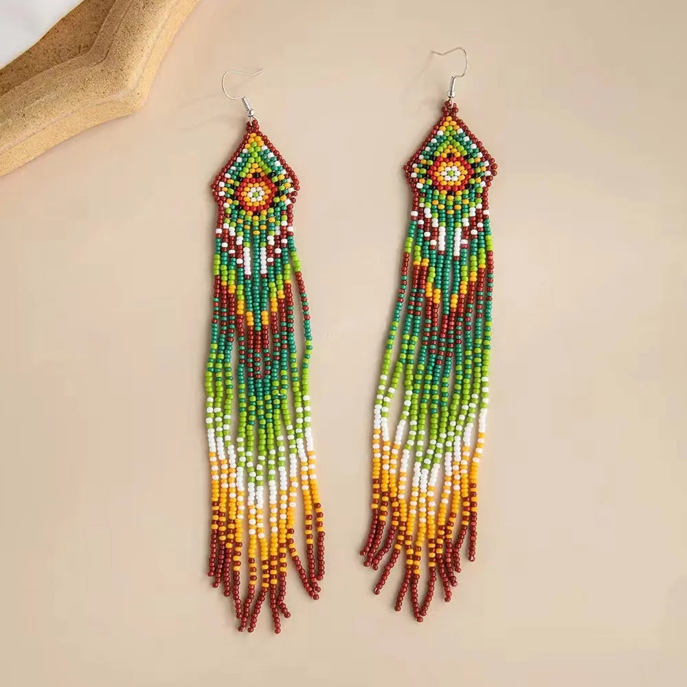 Seraphel | Cascading Beaded Whispers