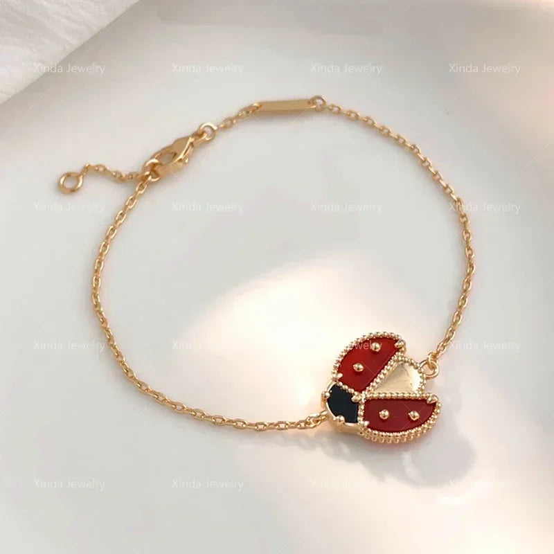 Coccinellea Bracelet | Ladybug Charm for Little Joys