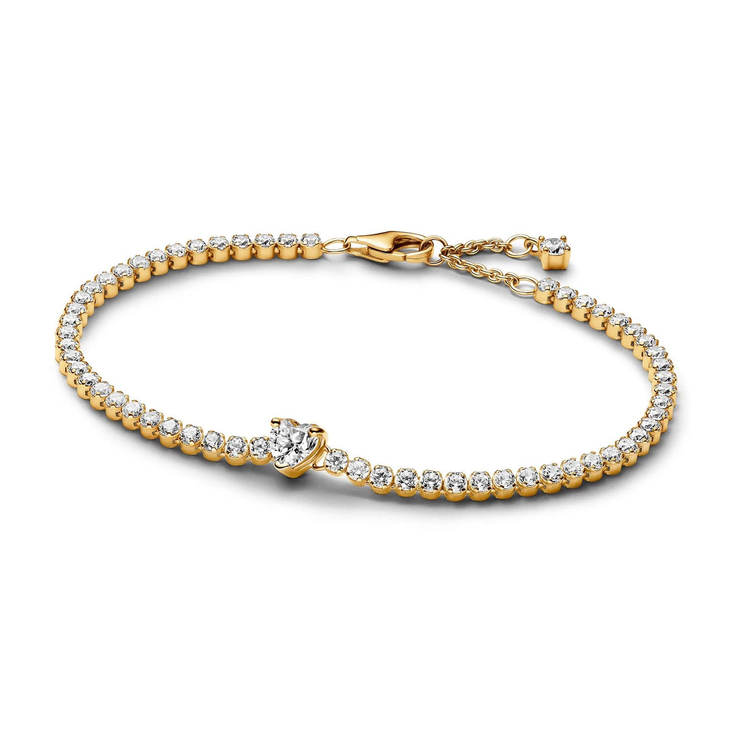 Amorvén | Sterling Silver Snake Chain with Heart