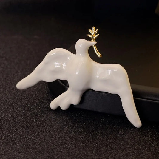 Gaza | Enamel Dove of Grace