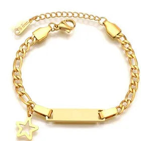 PetitNom | Stainless Steel | Engravable Baby Bracelet