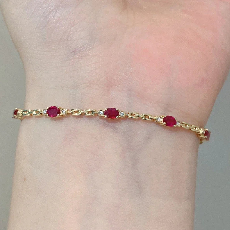 Rubissence | 18K Gold-Plated | Ruby Glow