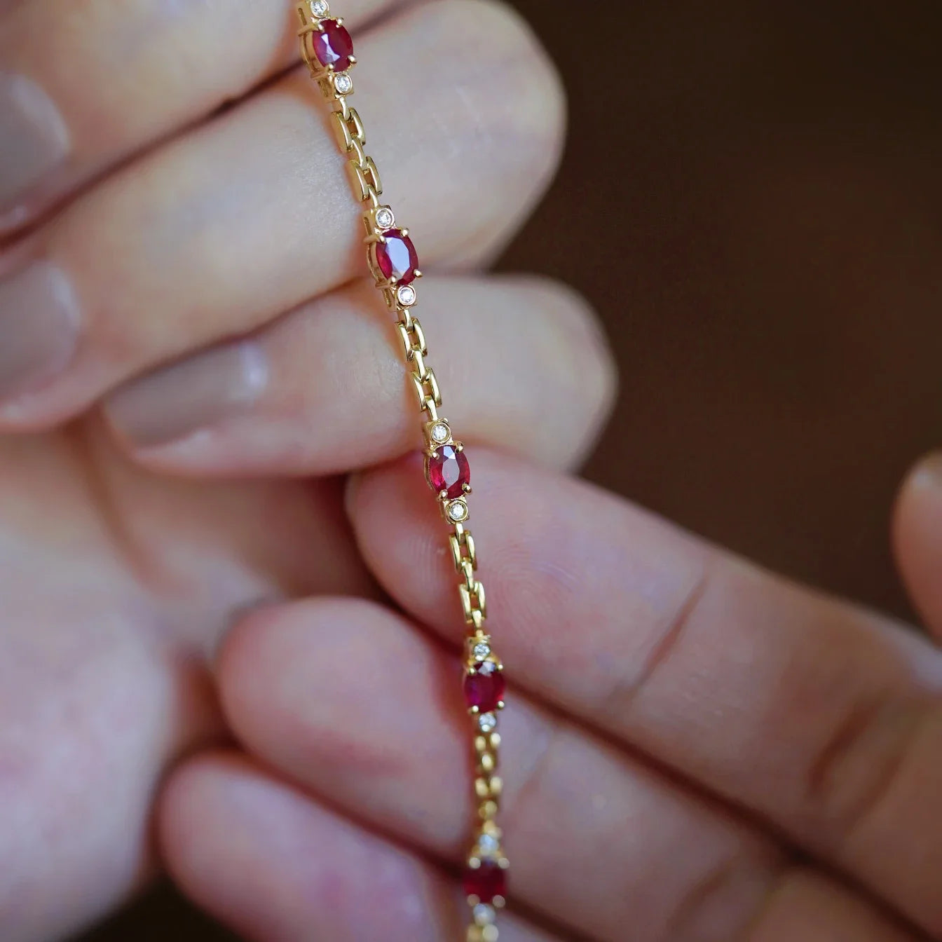 Rubissence | 18K Gold-Plated | Ruby Glow