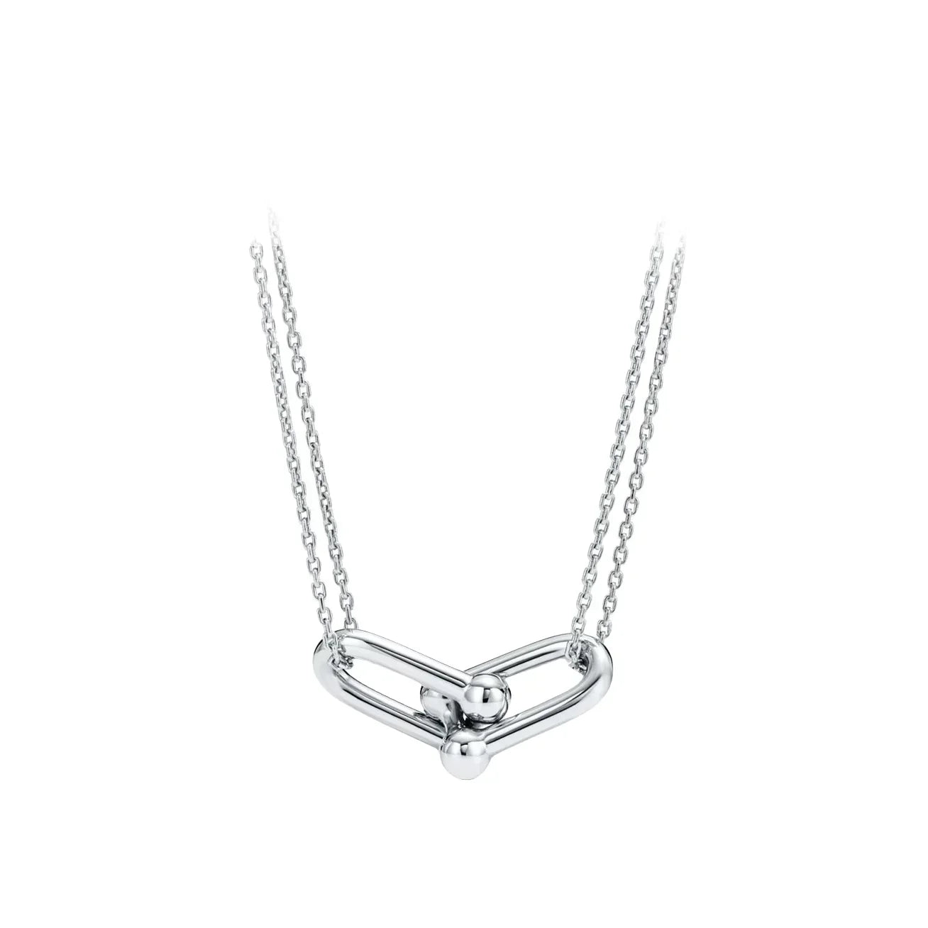 Équina | 925 Silver | Gold-Plated Horseshoe with Zircon