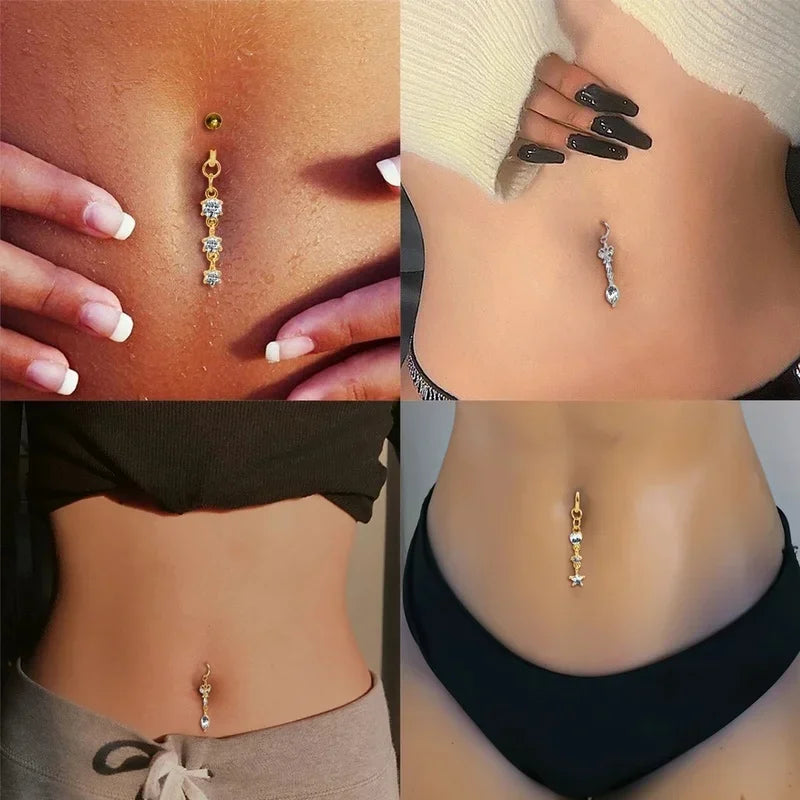 Veloura | Chic Clip-On Belly Charms