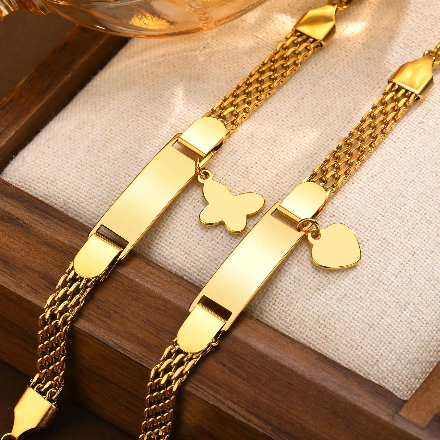 Twinklebond Bracelet | Gold-Tone Butterfly
