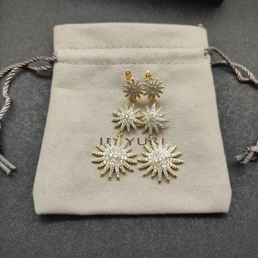 Éterna Earrings | Silver S925 | Drop & Zircon