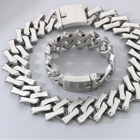 طقم فيروزي | قلادة وسوار جريئان