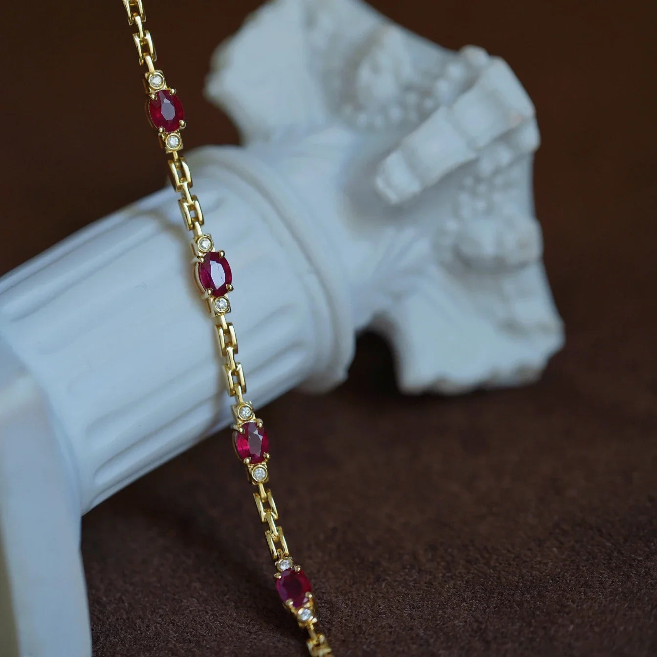 Rubissence | 18K Gold-Plated | Ruby Glow