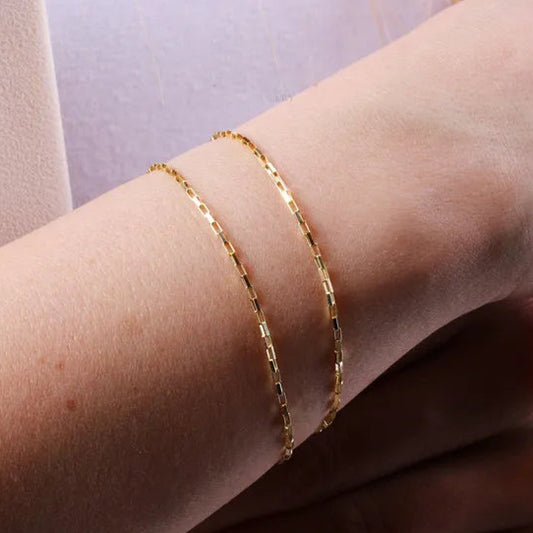 Solenne | 14K Gold-Filled | Dainty Charm Bracelet
