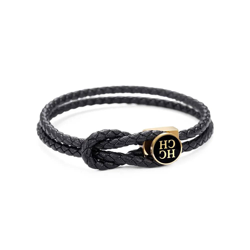 Cordalia | Red & Black Rope with Gold/Silver Accents