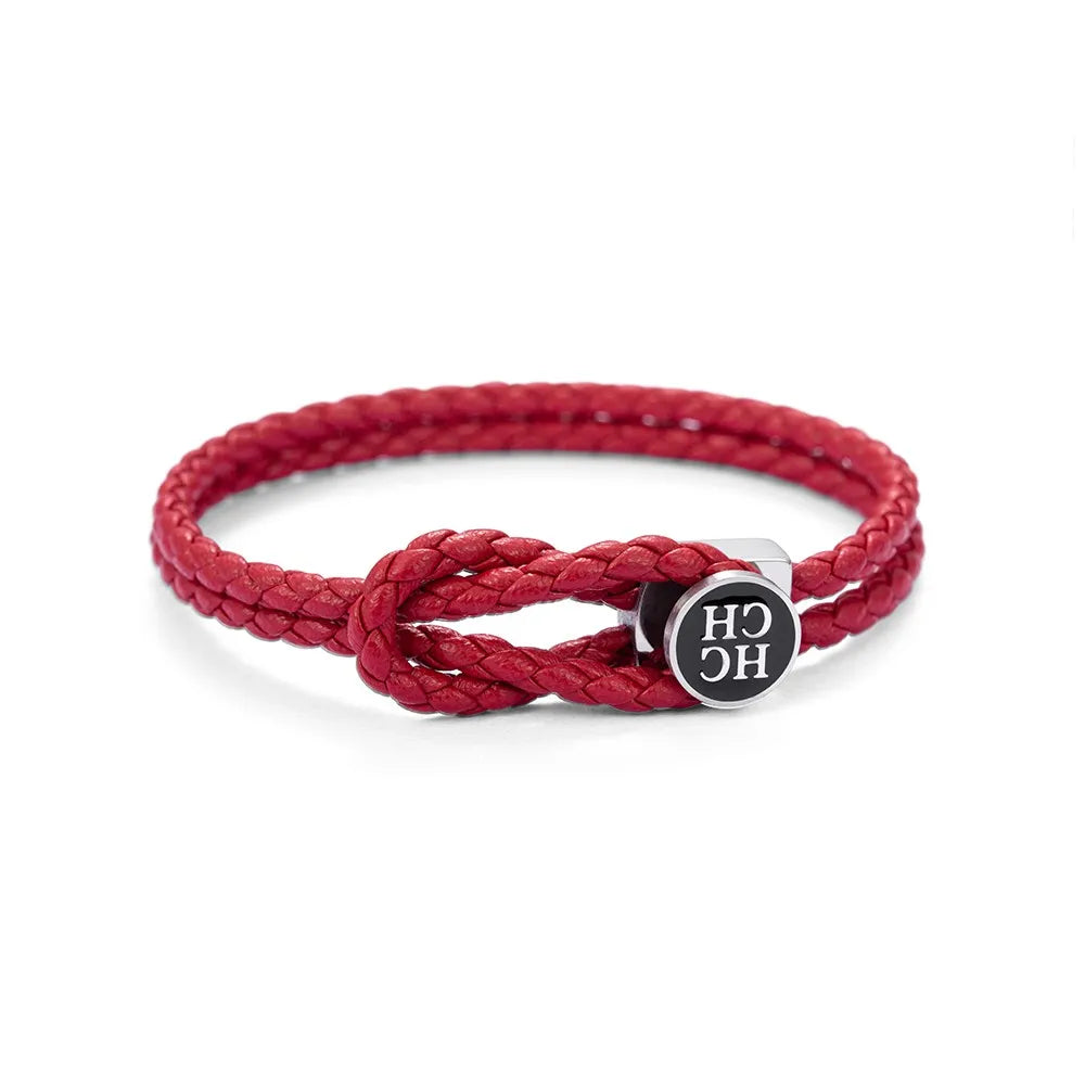 Cordalia | Red & Black Rope with Gold/Silver Accents