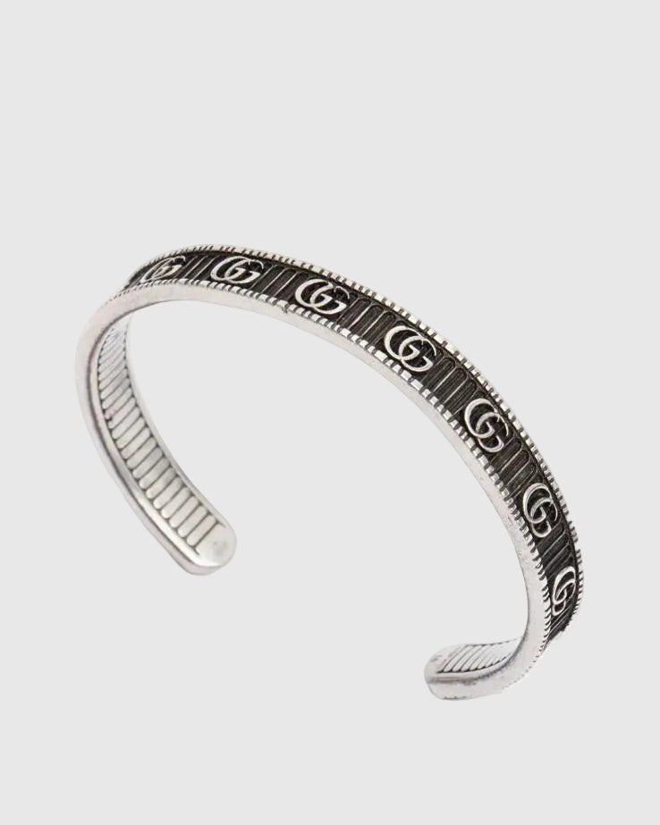 Aerion Sterling Silver GG Marmont Cuff Bracelet on Oliver's website