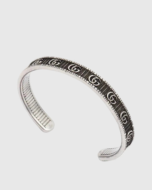 Aerion Sterling Silver GG Marmont Cuff Bracelet on Oliver's website