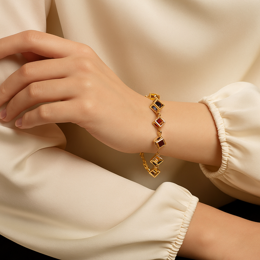Chromatica Sparkle | 18K Gold | Zircon Colors