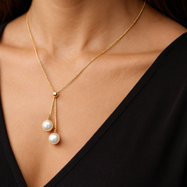 Aurélienne | Sea Pearls | Y-Drop Elegance