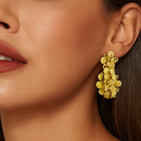 Floréclat | Golden Bloom Earrings