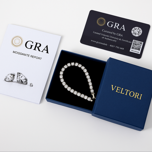 Lumora Tennis | 925 Gümüş | Tam Moissanite