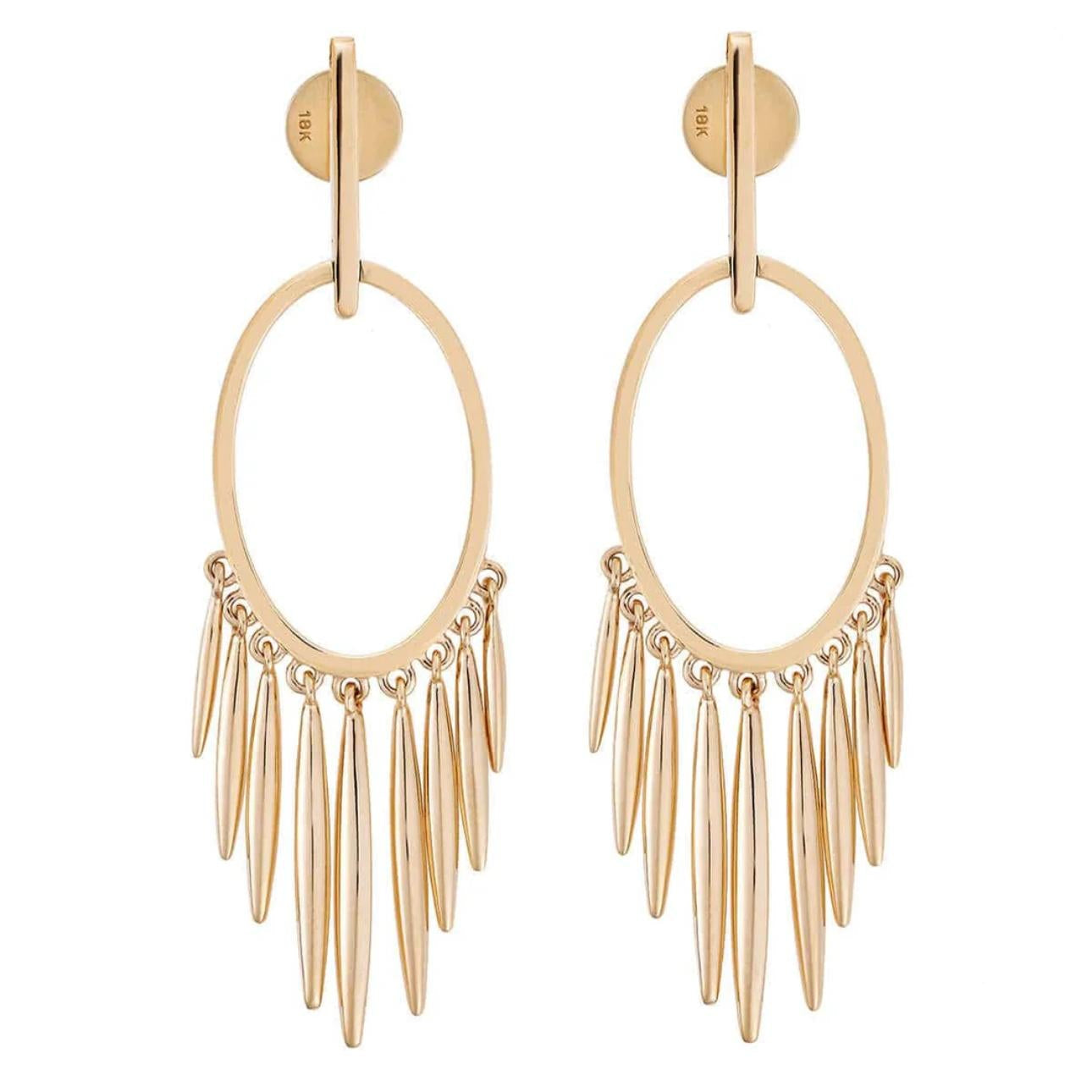 Golden Drop Set | 18K Gold & Emerald Green