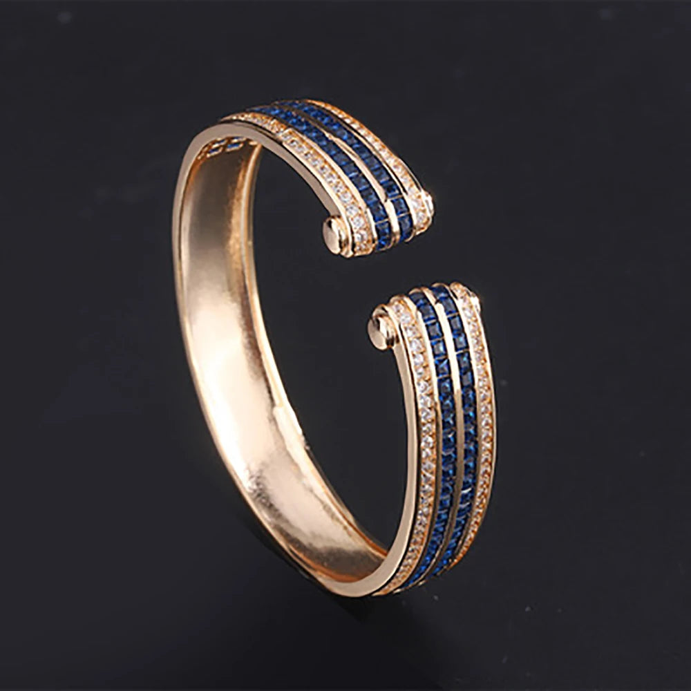 Trivelle Royale | Gold-Tone | Regal Gem Cuff