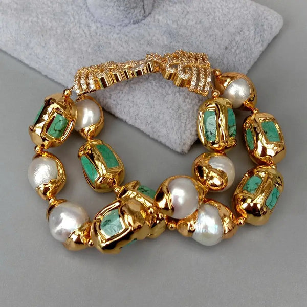 Verdalune — Turquoise & Pearl Harmony