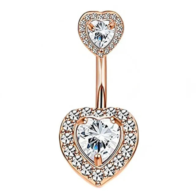 Aurivelle | 29 Crystal Belly Ring Styles
