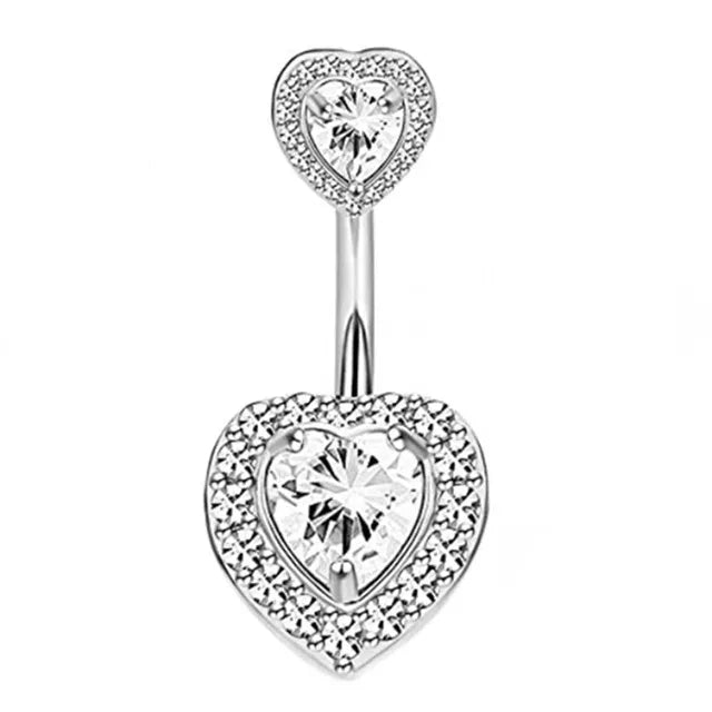 Aurivelle | 29 Crystal Belly Ring Styles