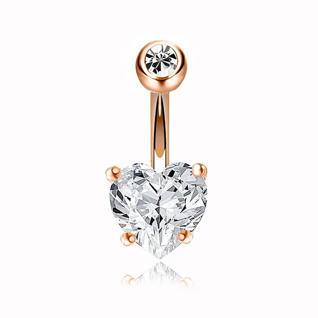 Aurivelle | 29 Crystal Belly Ring Styles