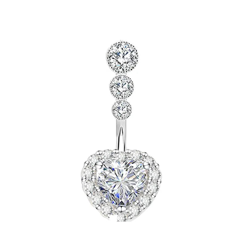 Aurivelle | 29 Crystal Belly Ring Styles