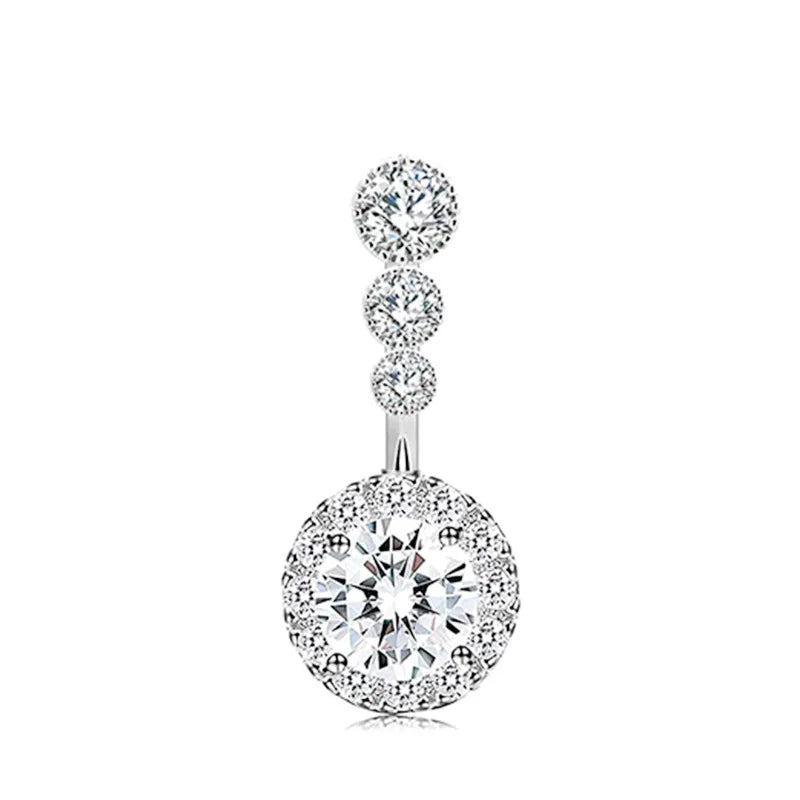 Aurivelle | 29 Crystal Belly Ring Styles