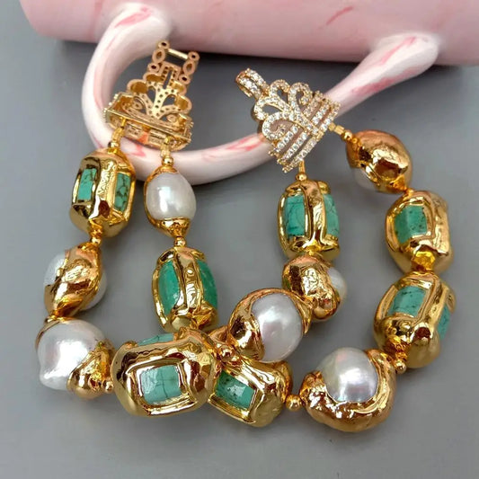 Verdalune — Turquoise & Pearl Harmony