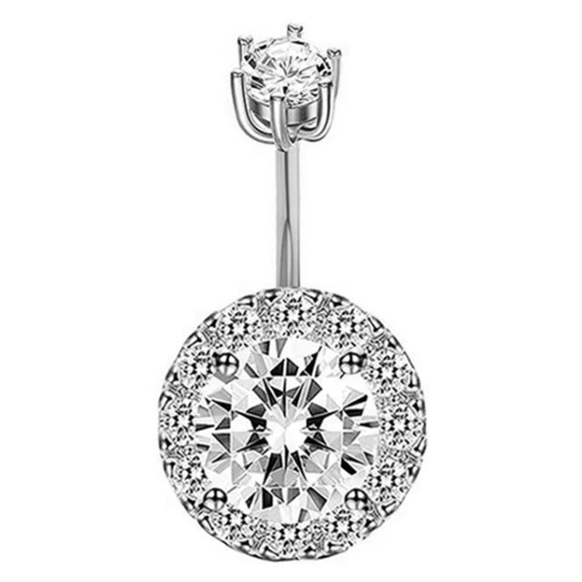 Aurivelle | 29 Crystal Belly Ring Styles