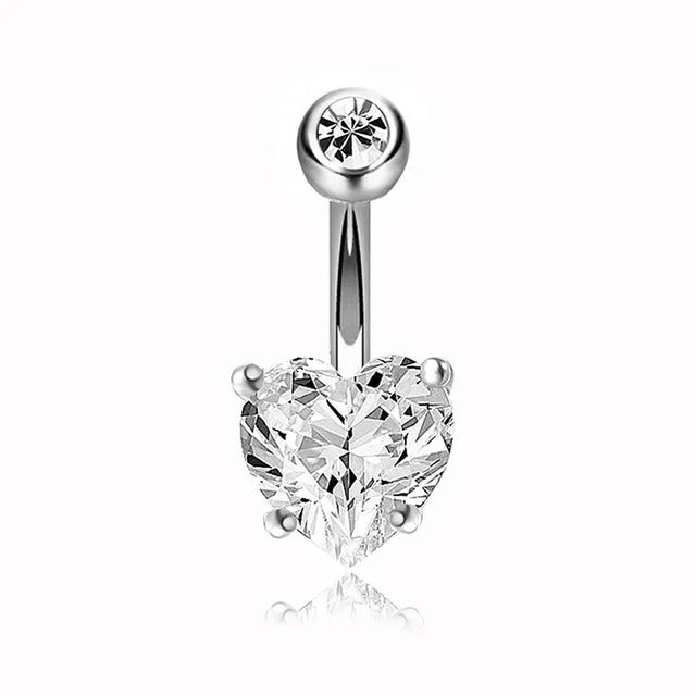 Aurivelle | 29 Crystal Belly Ring Styles