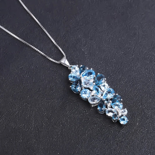 Azurélia — Blue Topaz Radiance