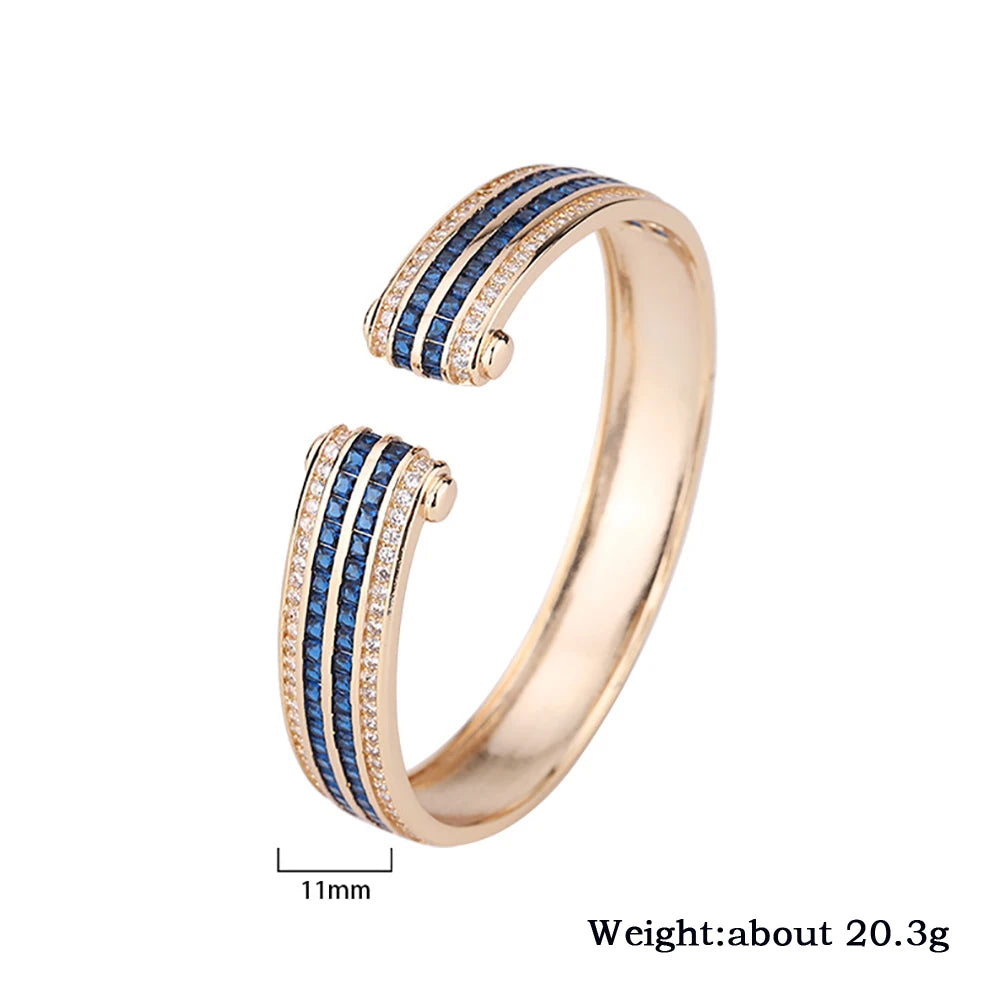 Trivelle Royale | Gold-Tone | Regal Gem Cuff