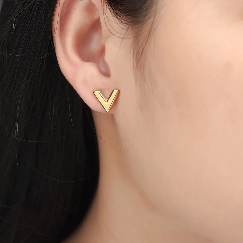 Valoria | Iconic V Stud Elegance
