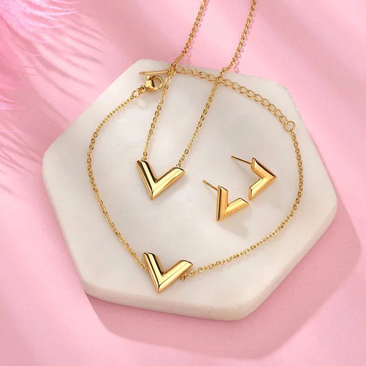 Valencia | Modern V Geometry Set