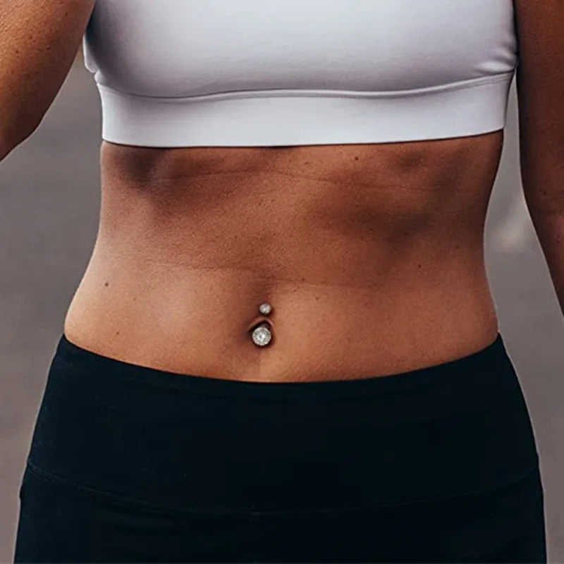 Aurivelle | 29 Crystal Belly Ring Styles