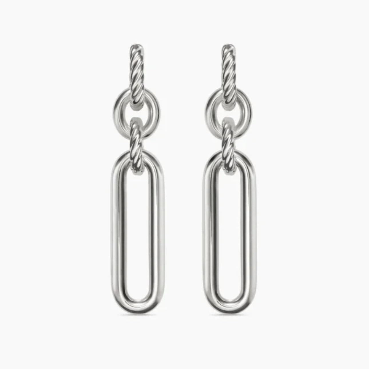 Serpenta Milano Earrings | Italian 925 Silver (54mm)