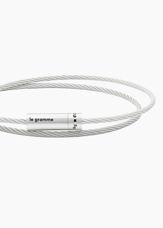 ÉLAN Dual Bracelet — 18K Polished Silver Precision