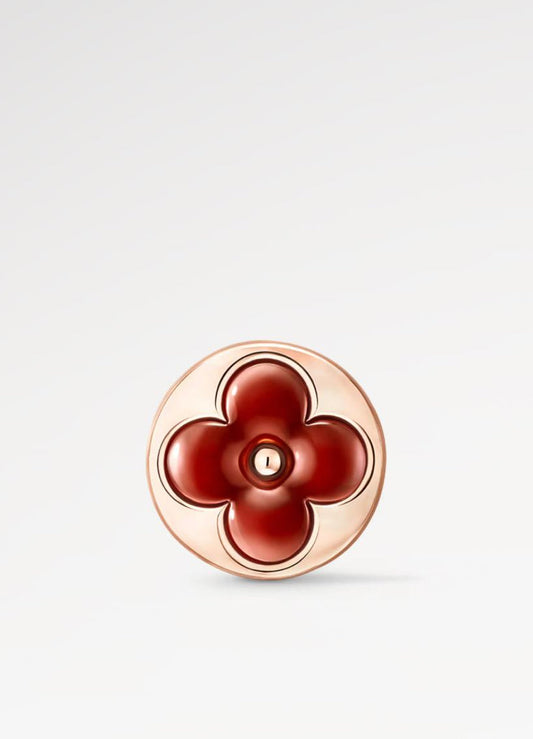 Luce di Perla Sun Ear Stud  on a light gray background