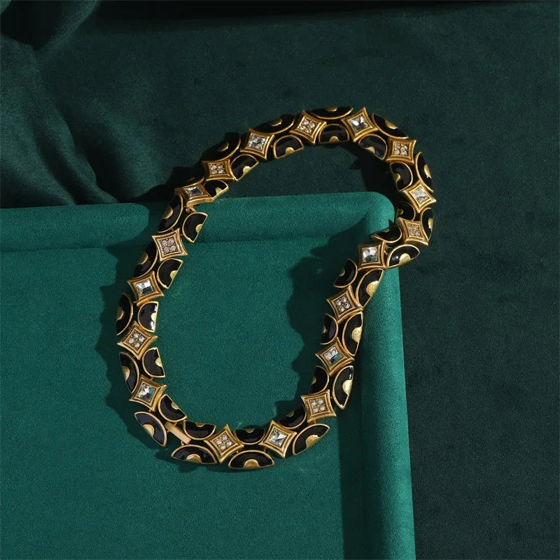 Veyra | Snake-Bone Gold Choker