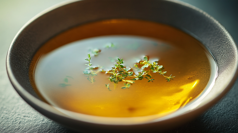 Clarified Chicken Consommé
